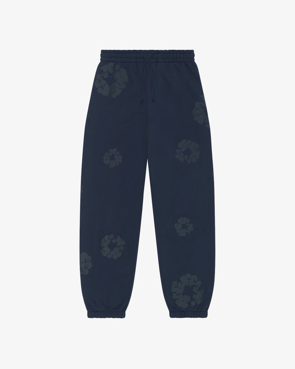 DENIM TEARS - Mono Wreath Sweatpant - (Navy)