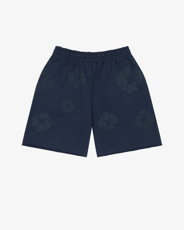 DENIM TEARS - Mono Wreath Sweatshort - (Navy)