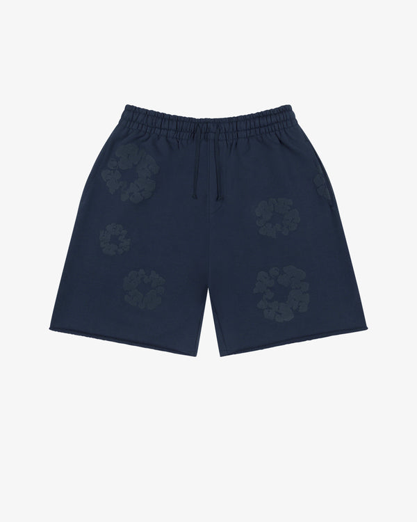 DENIM TEARS - Mono Wreath Sweatshort - (Navy)