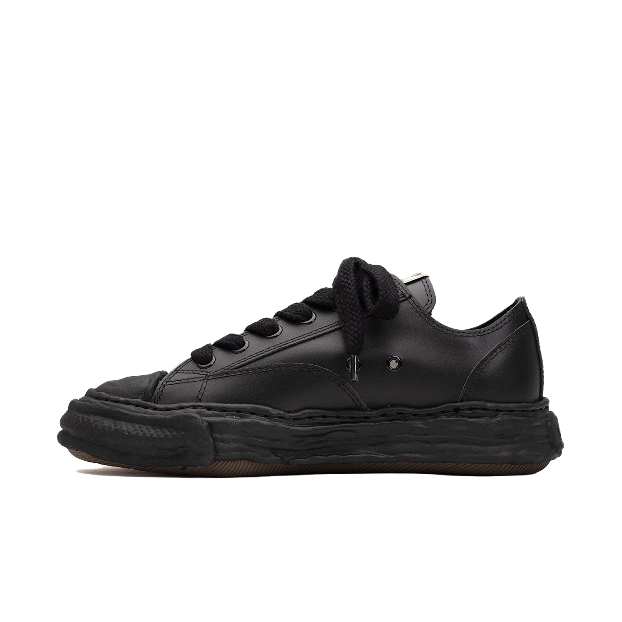 MAISON MIHARA YASUHIRO SNEAKER - Pts23 Leather Low-To - (Blk/Blk )