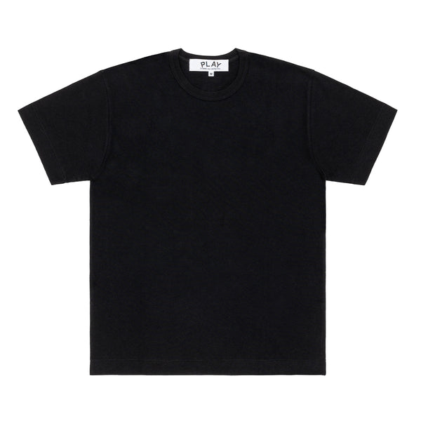 PLAY COMME des GARÇONS - T-Shirt With Red Emblem On The Back - (Black)