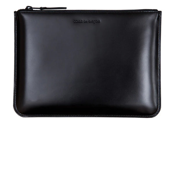 CDG WALLET - Very Black Pouch Large - (Black)
