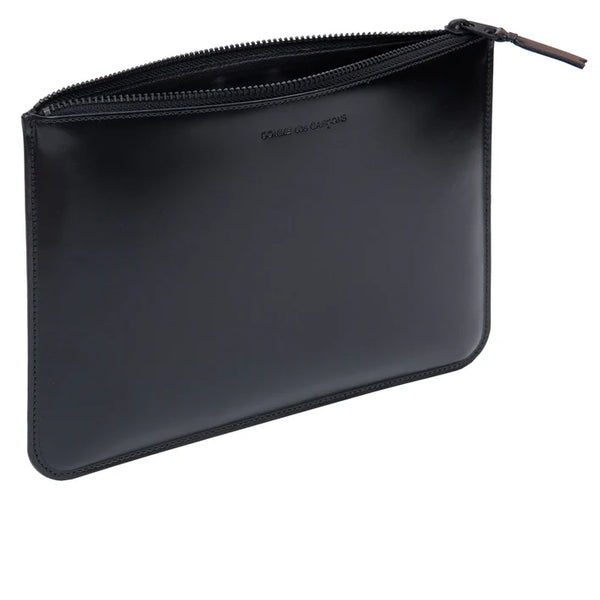 CDG WALLET - Very Black Pouch Large - (Black)