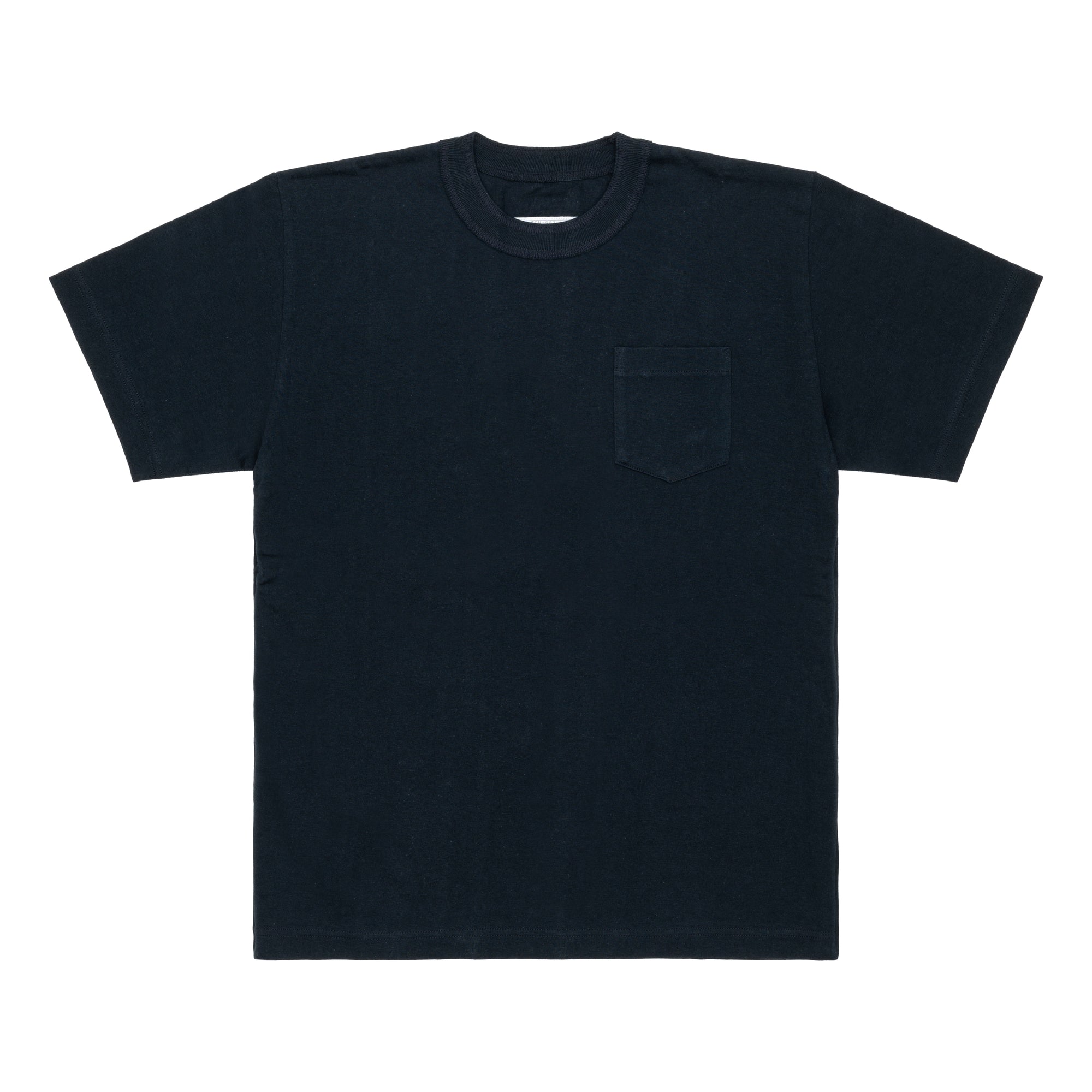 SACAI - Side Zip Cotton T-Shirt - (Navy) view 1