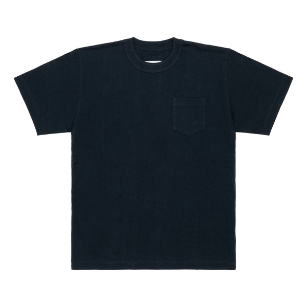 SACAI - Side Zip Cotton T-Shirt - (Navy)