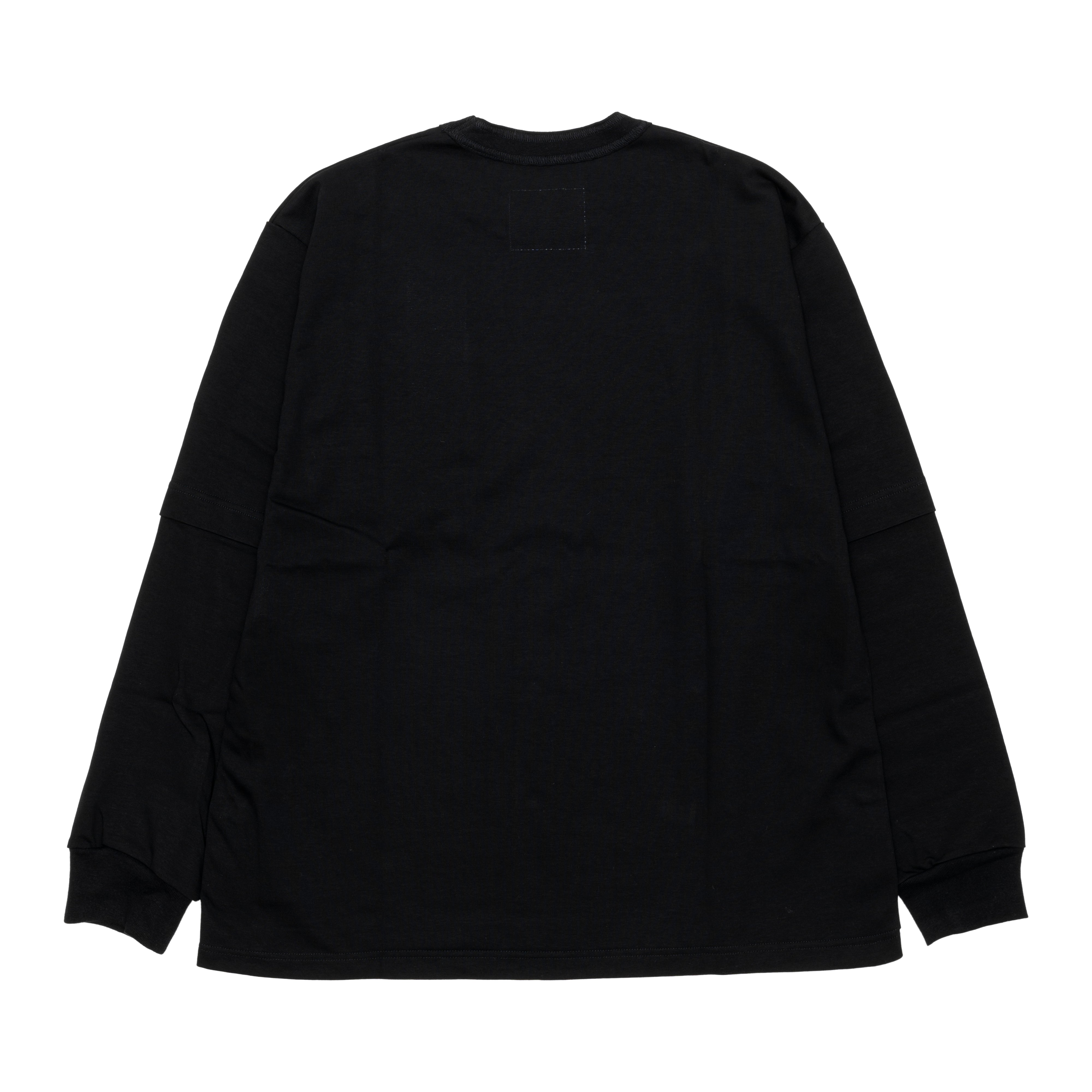 SACAI - S Cotton Jersey L/S T-Shirt - (Black)