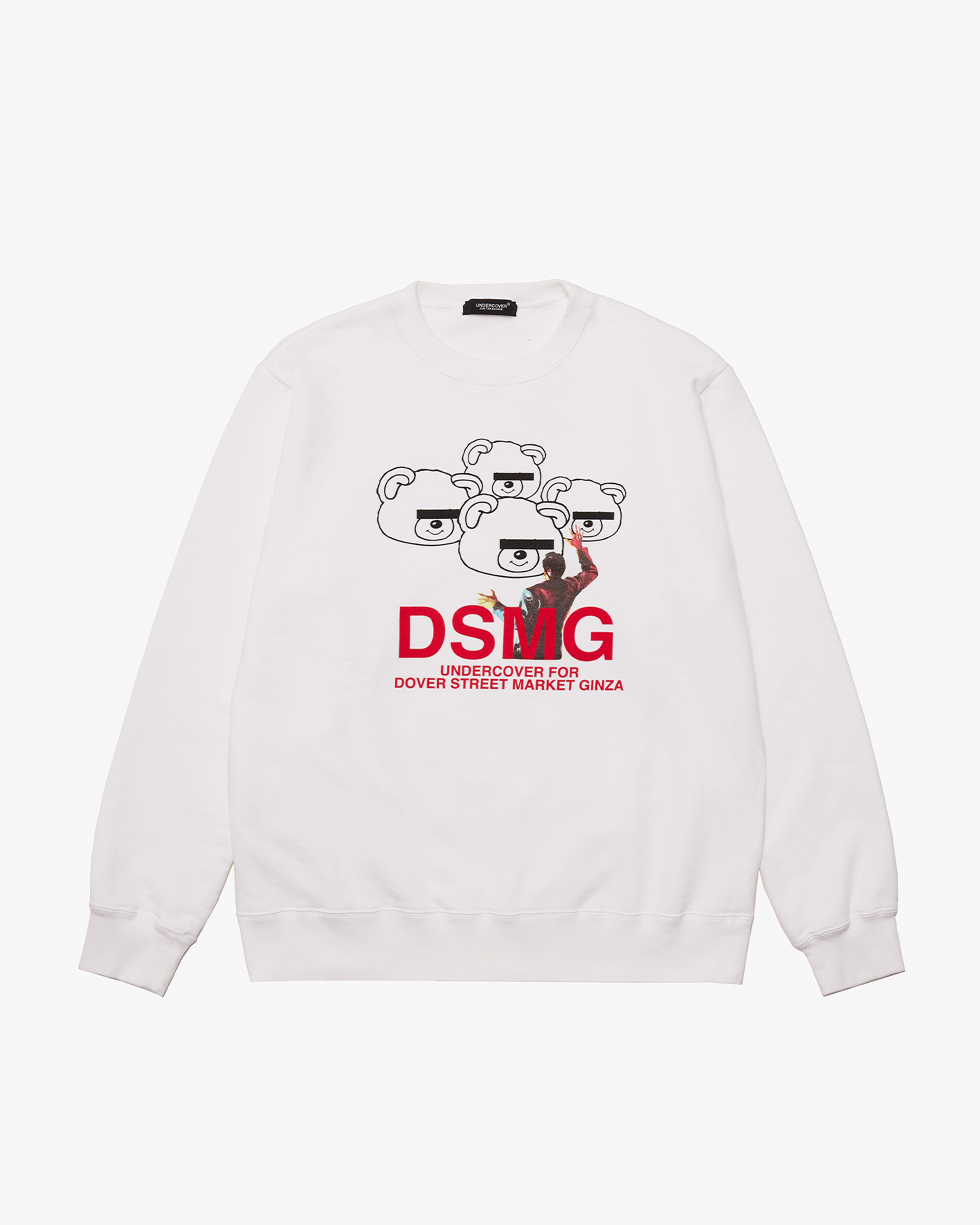 UNDERCOVER: BEAR Sweatshirt for DSM GINZA (WHITE) | DSMG E-SHOP