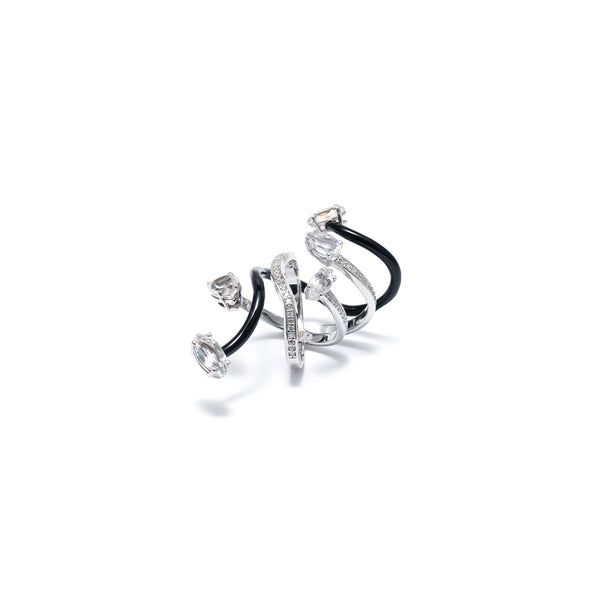 BEA BONGIASCA - Vine Wrapped Cocktail Ring 9 K - (N)