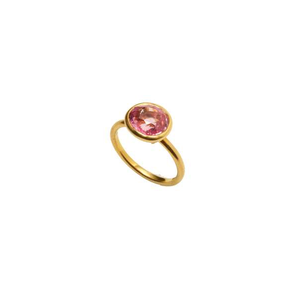 WILLIAM WELSTEAD - Natural Burmese Spinel Ring - (Yg)