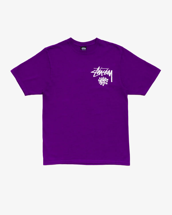 STUSSY - × Always Do What You Should Do World Tour Tee - (Purple)