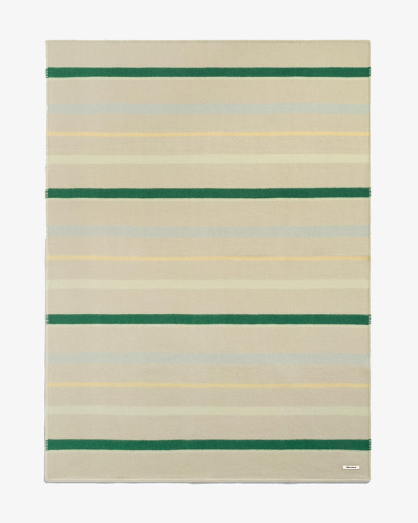 AURALEE × TEKLA - Lambswool Blankets - (Pine Stripes)