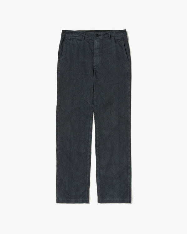 AURALEE - Garment-Dyed Finx Chino Pants - (Black)