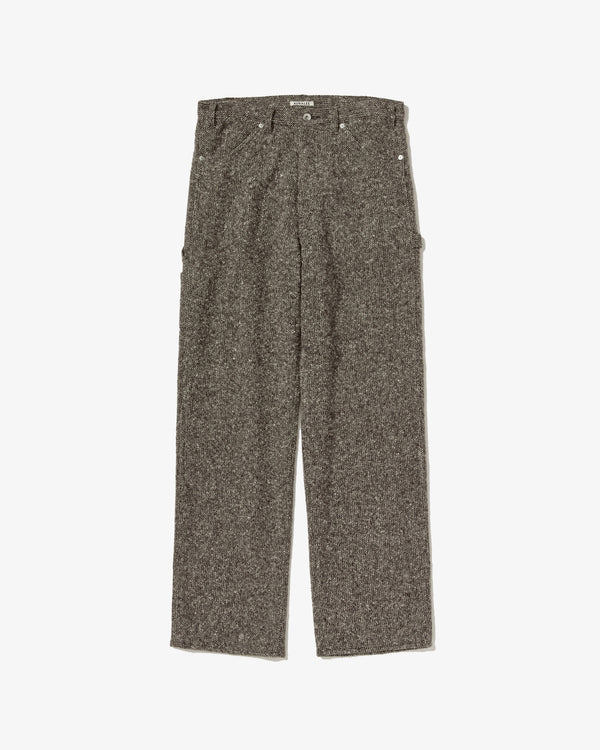 AURALEE - Homespun Tweed Painter Pants - (Mix Brown)