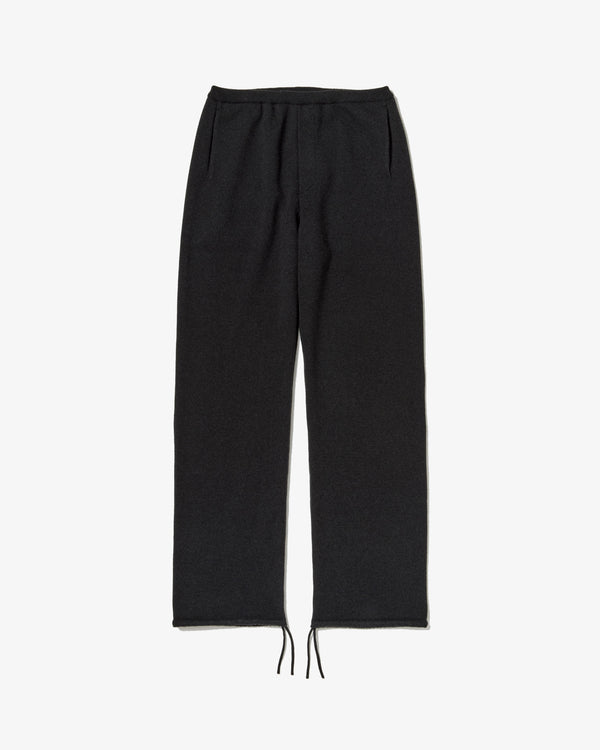 AURALEE - Super Fine Wool Knit Pants - (Top Black)