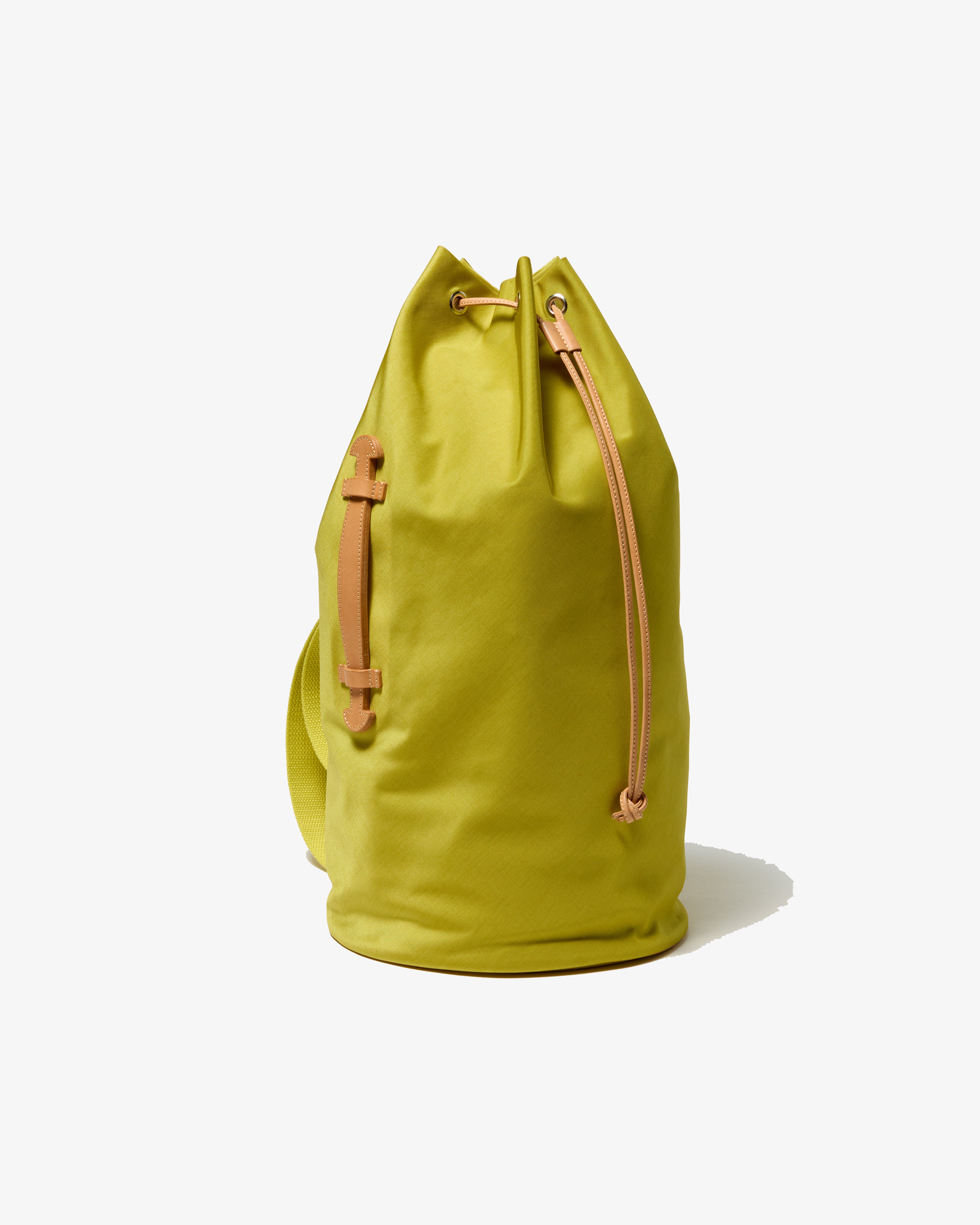 AURALEE: CORDURA NYLON SHOULDER BAG MADE BY AETA (LIME YELLOW
