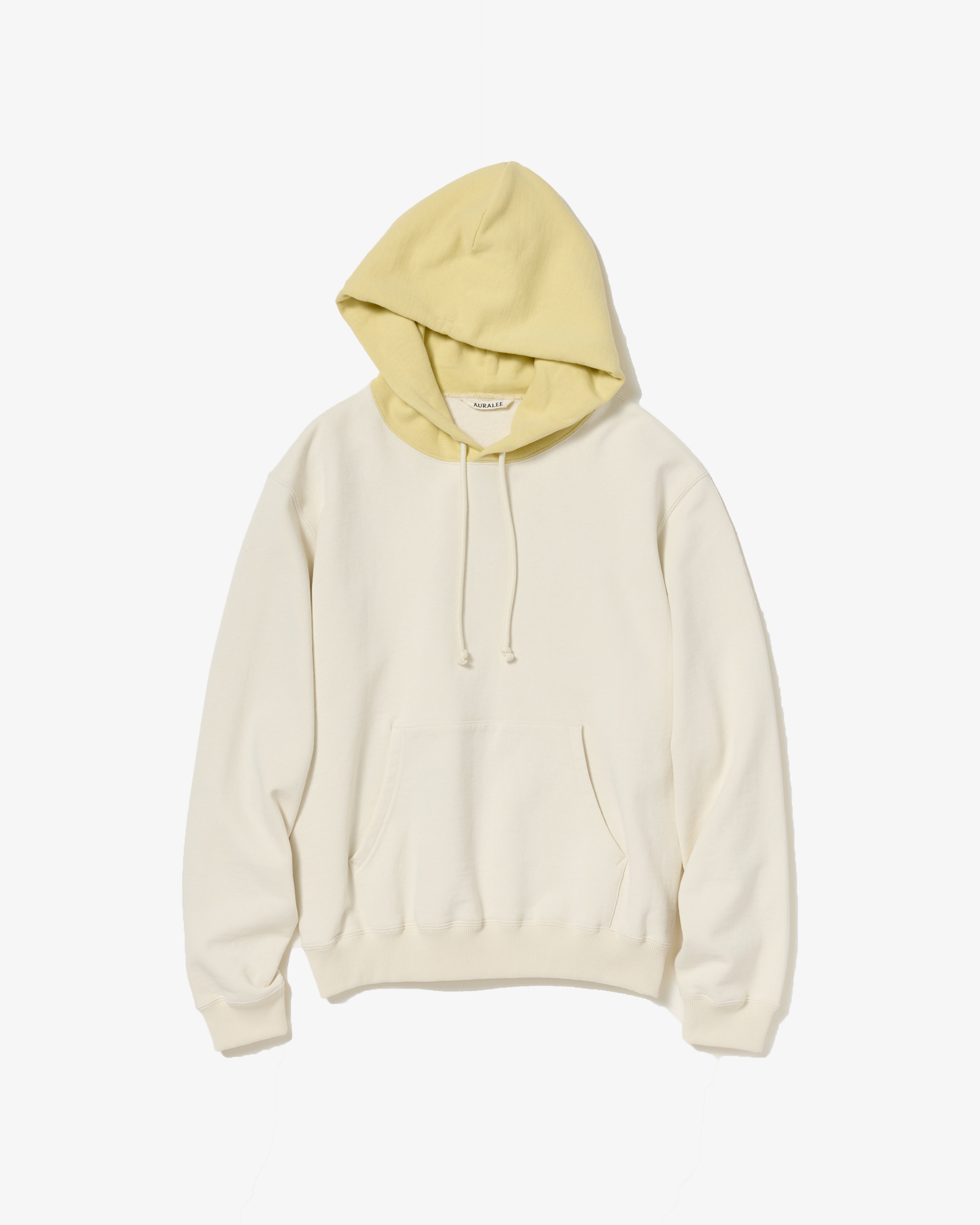 トップス AURALEE SMOOTH SOFT BD SWEAT P/O PARKA AURALEE: SMOOTH SOFT BD SWEAT P/O PARKA (SMOKY WHITE X LIGHT