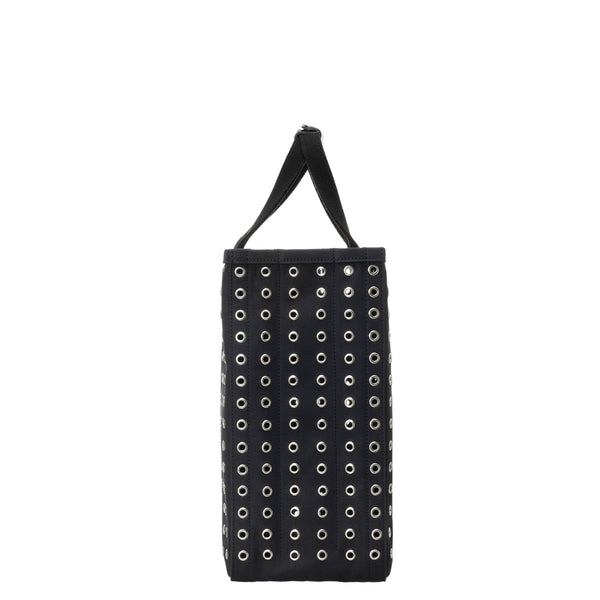 CHACOLI - 01 EYELET TOTE W400 X H380 X D180 - (BLACK)