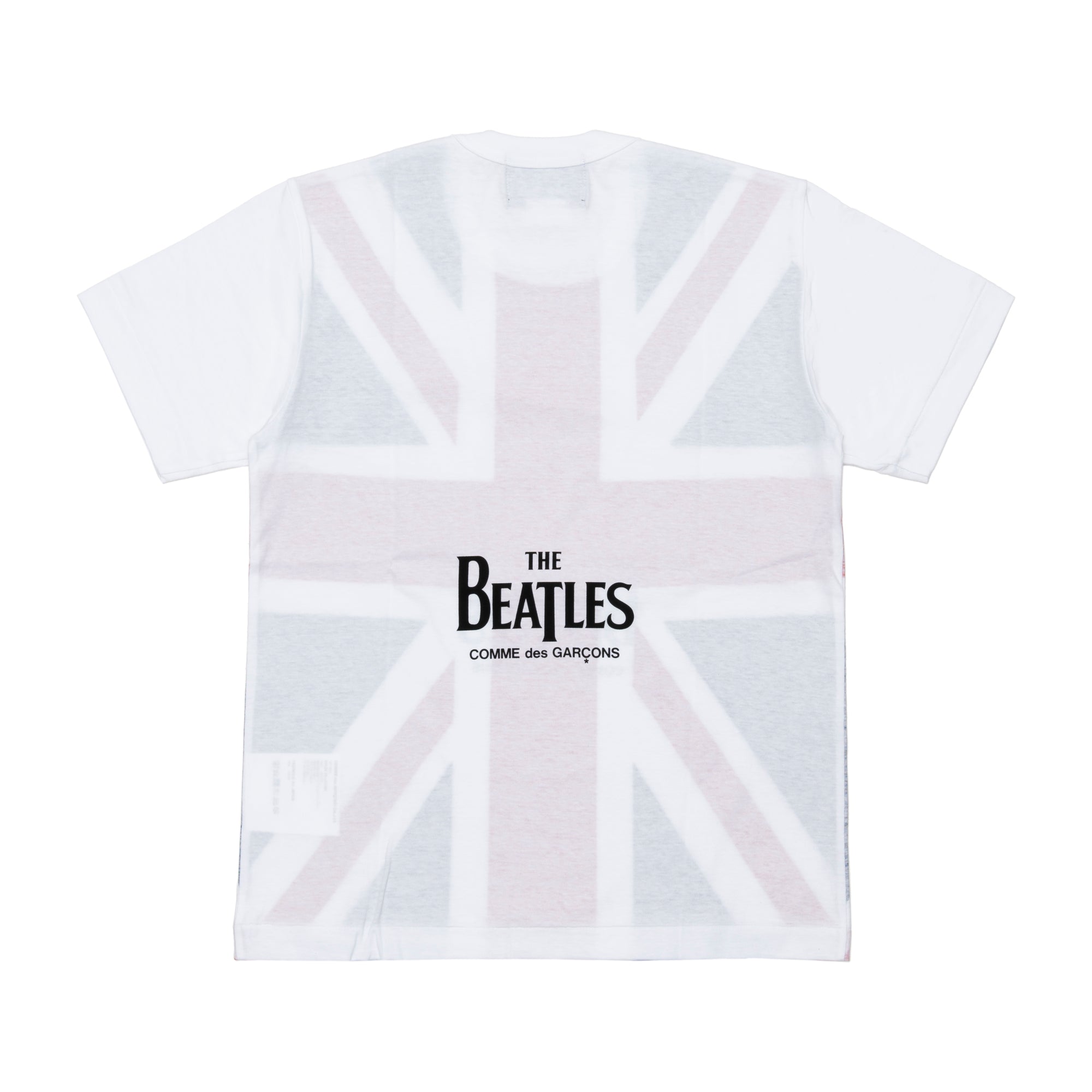 The Beatles CDG - Union Jack Cotton S/S Tee - (White) view 2