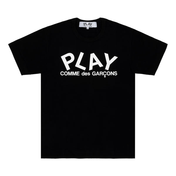 PLAY CDG - COTTON PRINT S/S T-SHIRT - (BLACK)