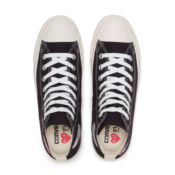 PLAY CDG CONVERSE - ALL STAR HI - (BLACK)