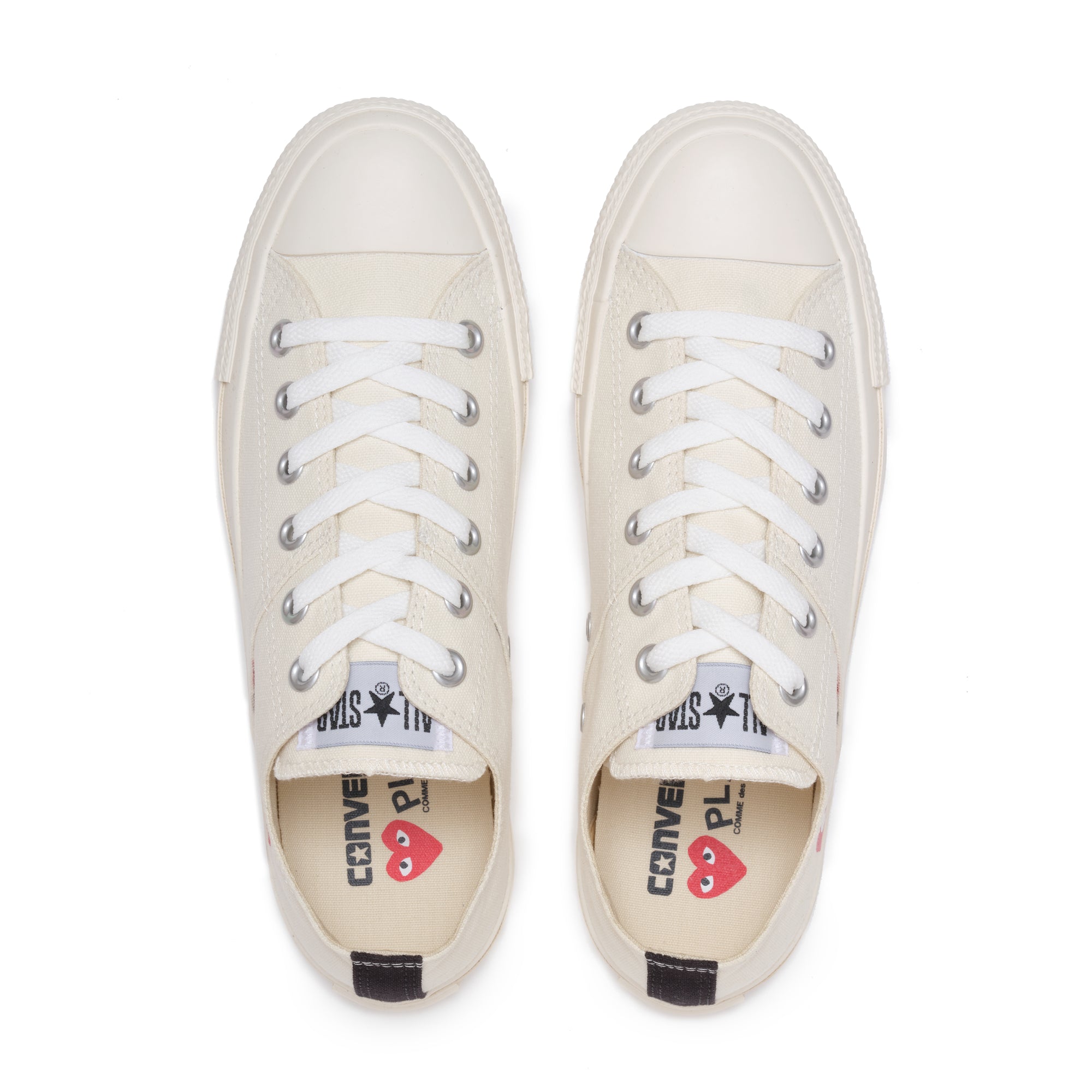 PLAY CDG CONVERSE - ALL STAR LOW - (WHITE) view 5