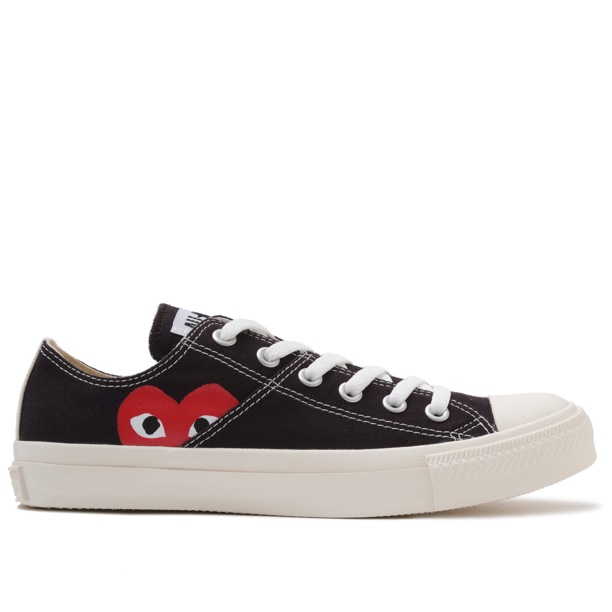 PLAY CDG CONVERSE - ALL STAR LOW - (BLACK) view 1