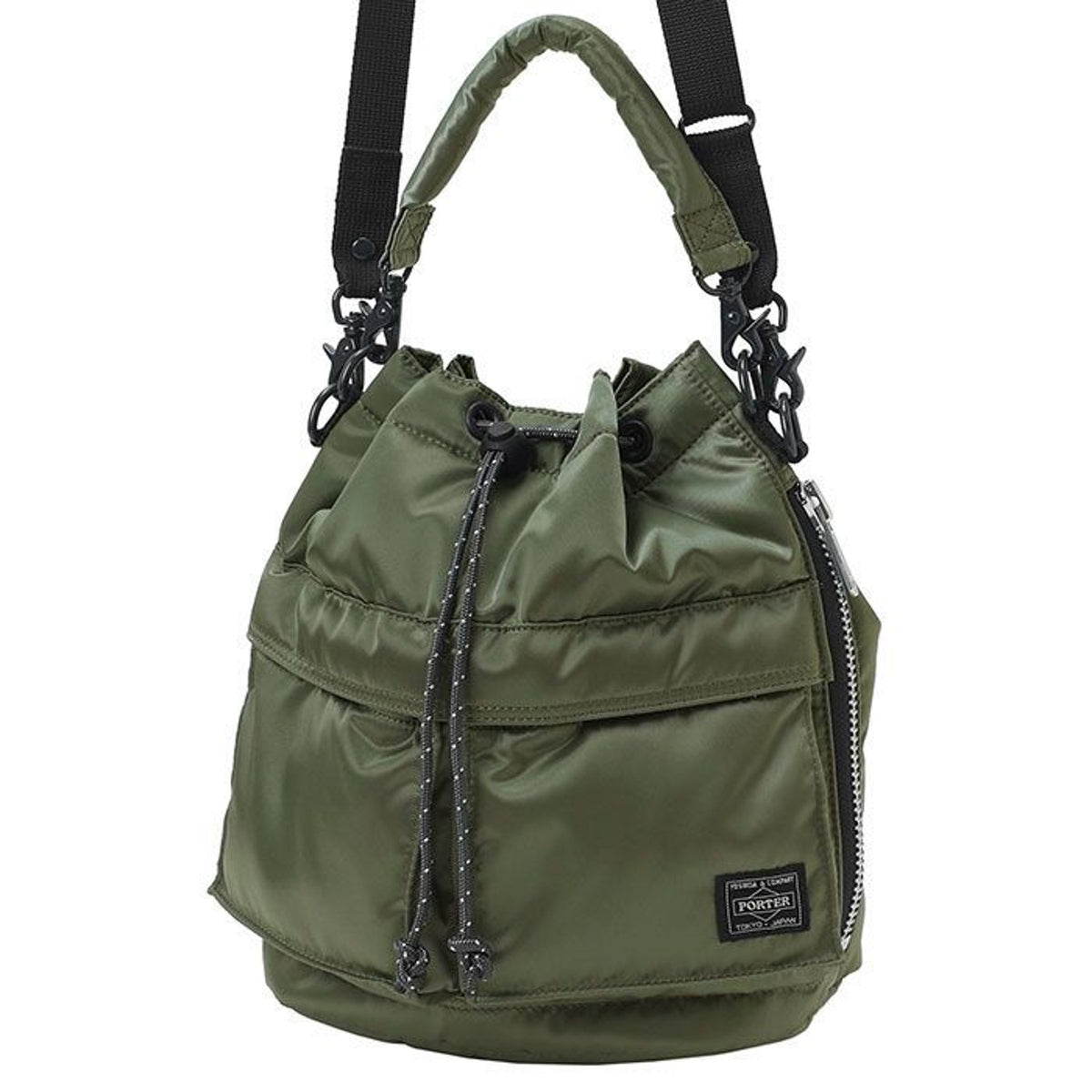 PORTER: PX Tanker 2Way Tool Bag S (Sage Green) | DSMG E-SHOP