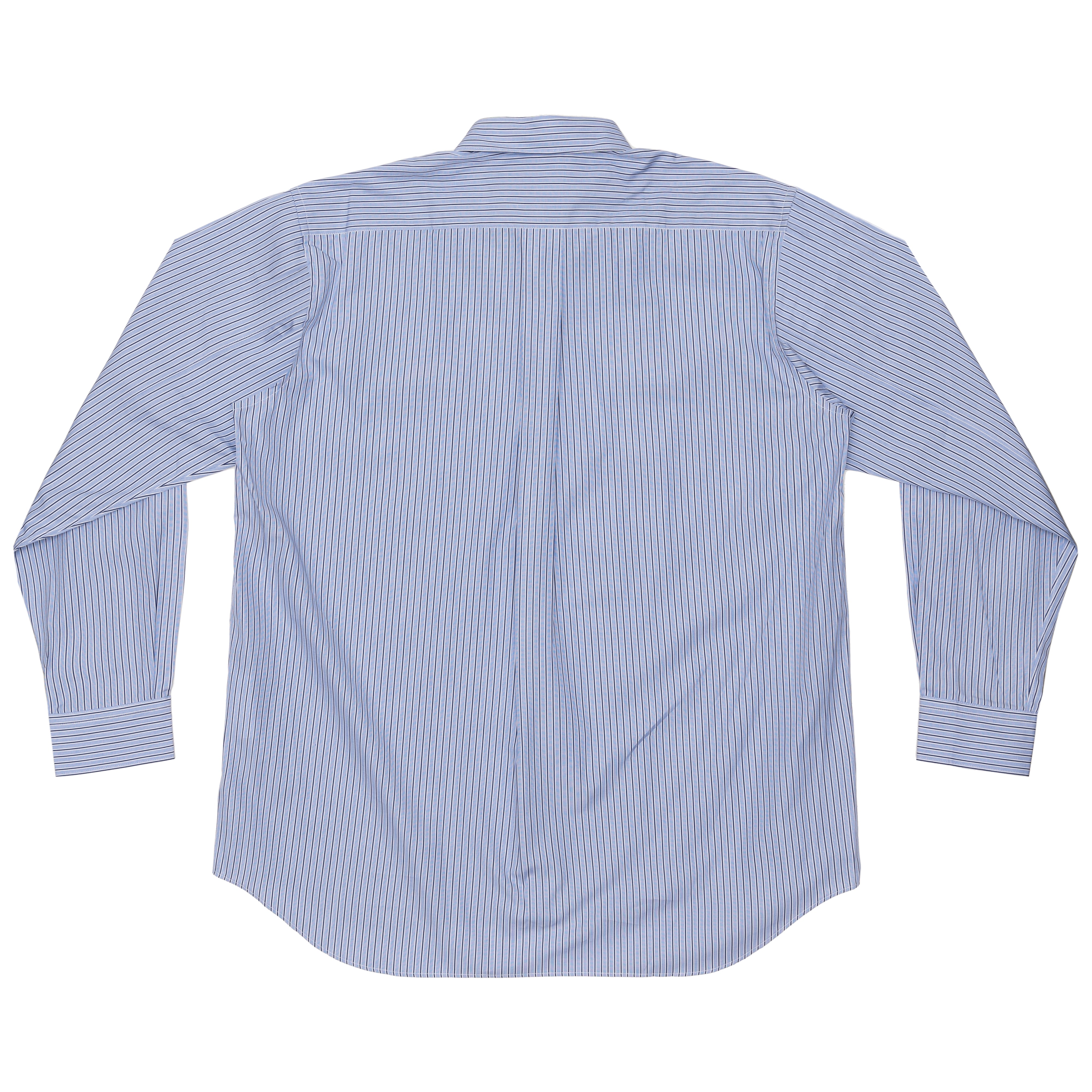 CDG SHIRT FOREVER - Wide Classic Yarn Dyed Cotton Poplin Shirt - (Stripe12)