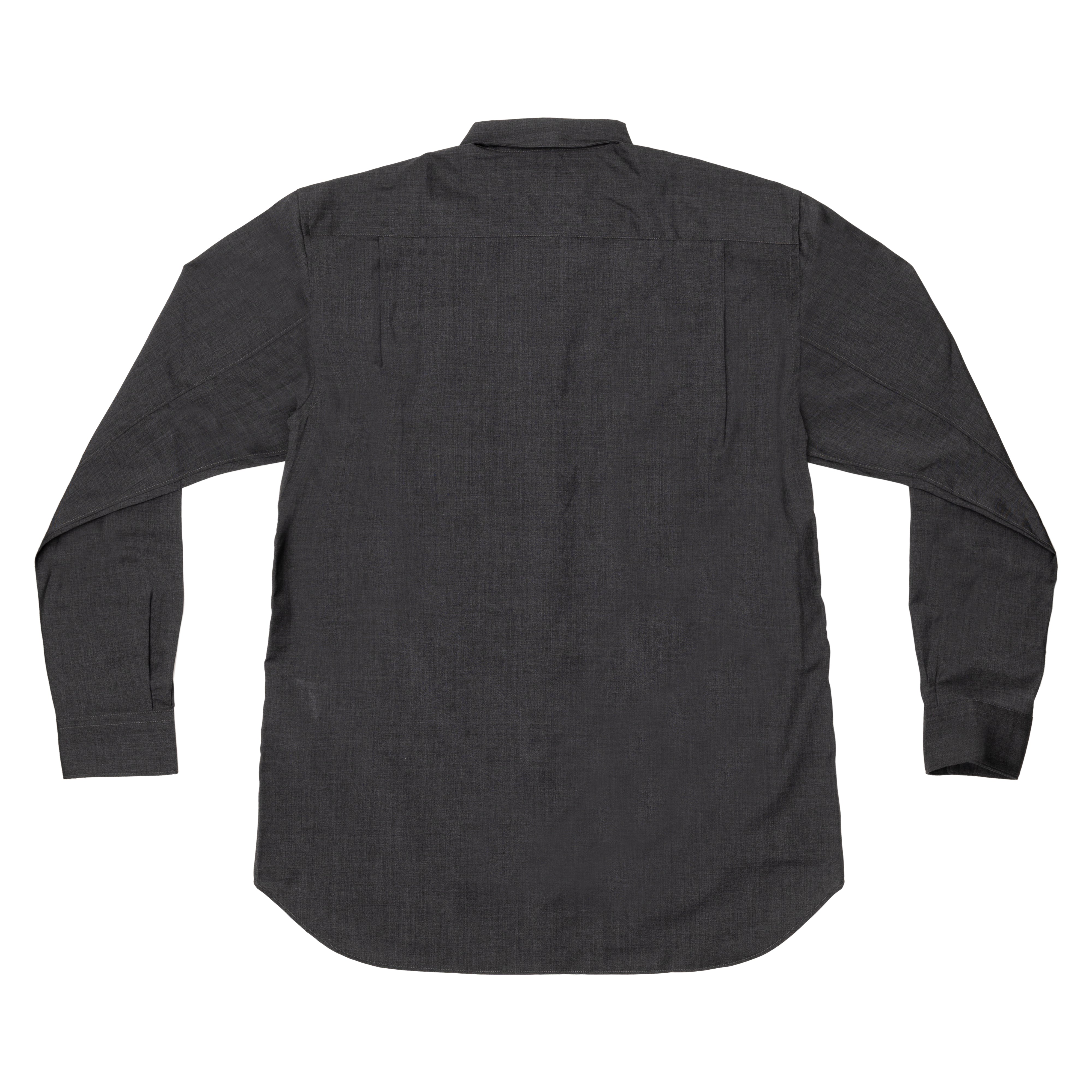 CDG SHIRT FOREVER - Narrow Classic Fine Wool Shirt - (Light Grey)