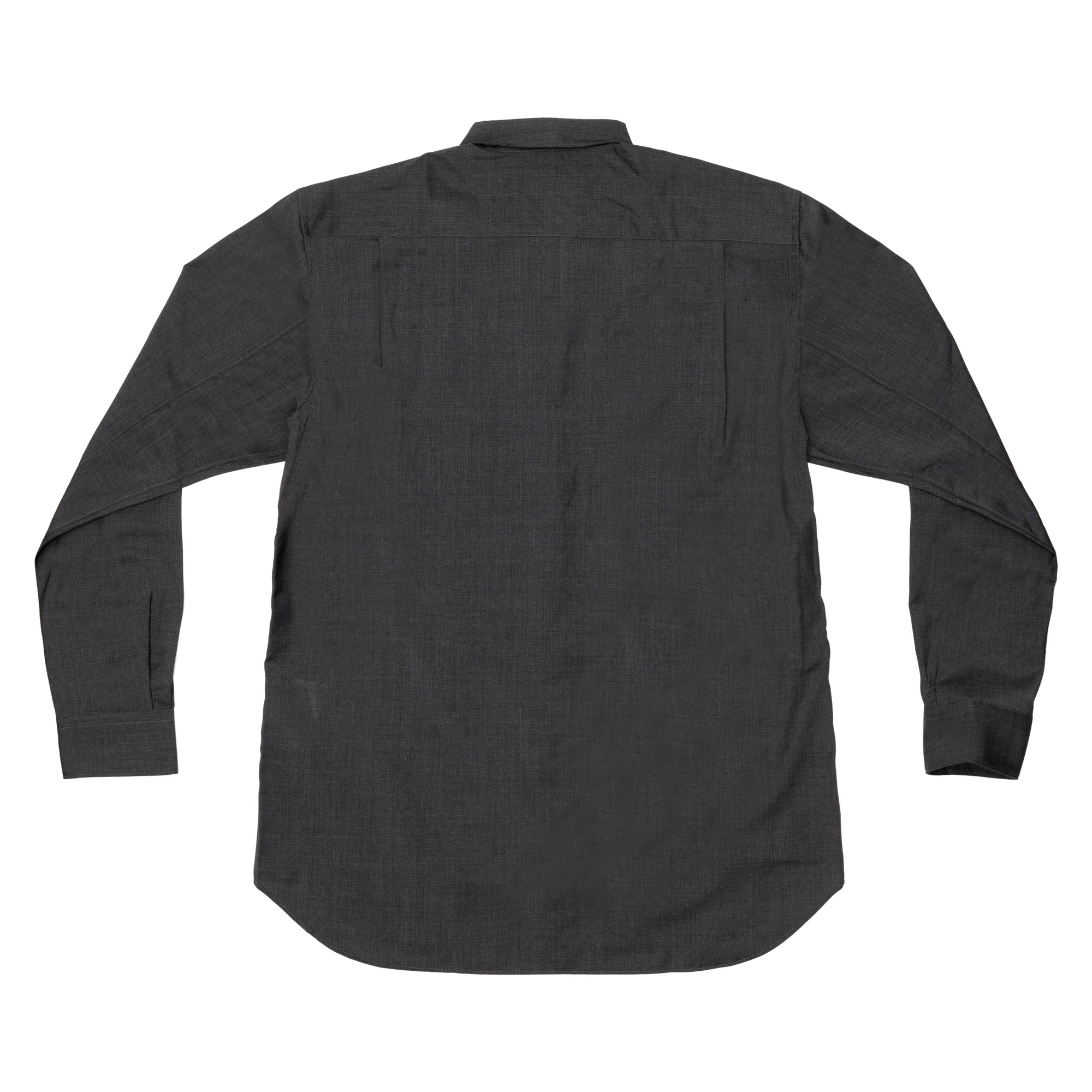 CDG SHIRT FOREVER - Narrow Classic Fine Wool Shirt - (Light Grey) view 2