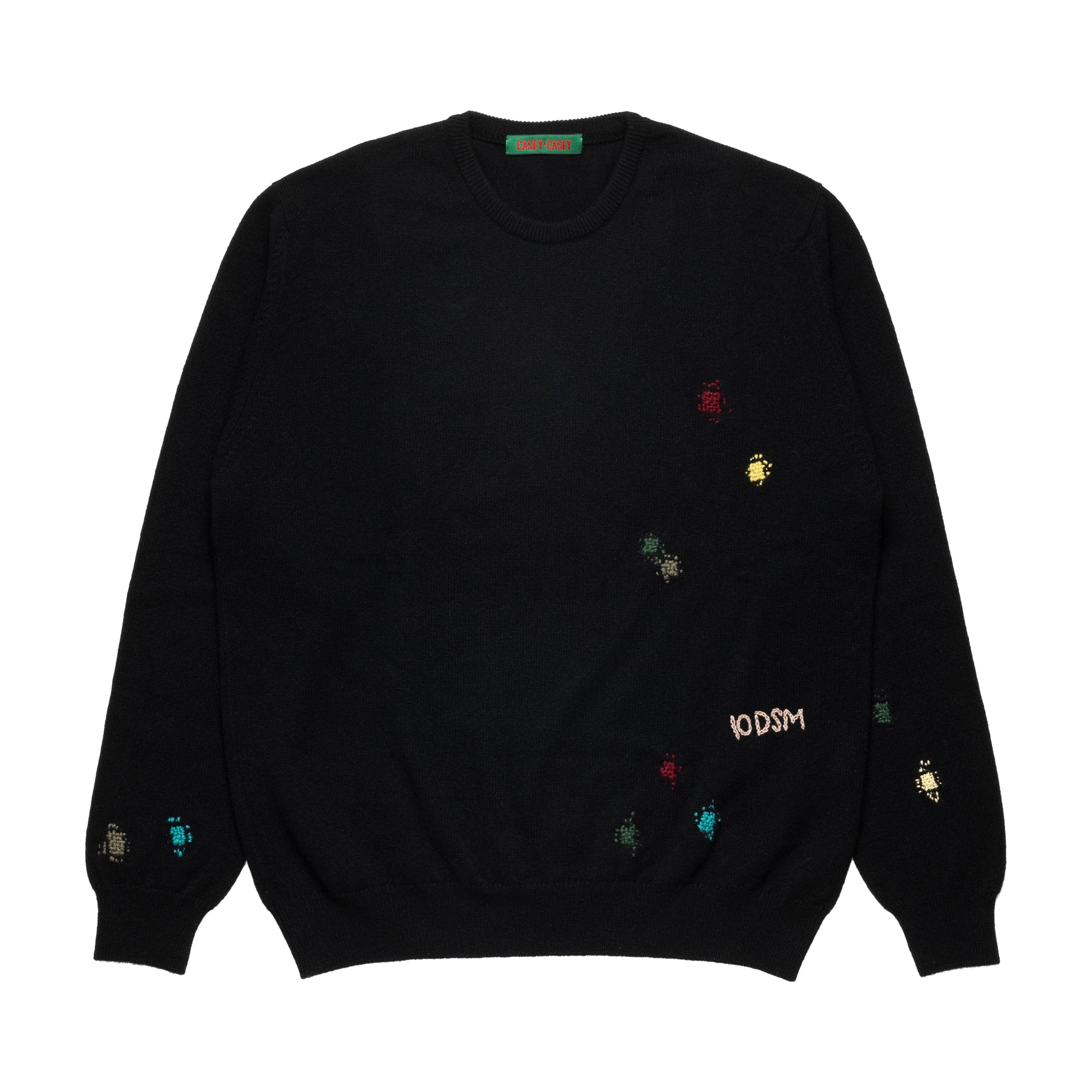 CASEY CASEY - DSM SP Round Neck Sweater  - (Black) view 1
