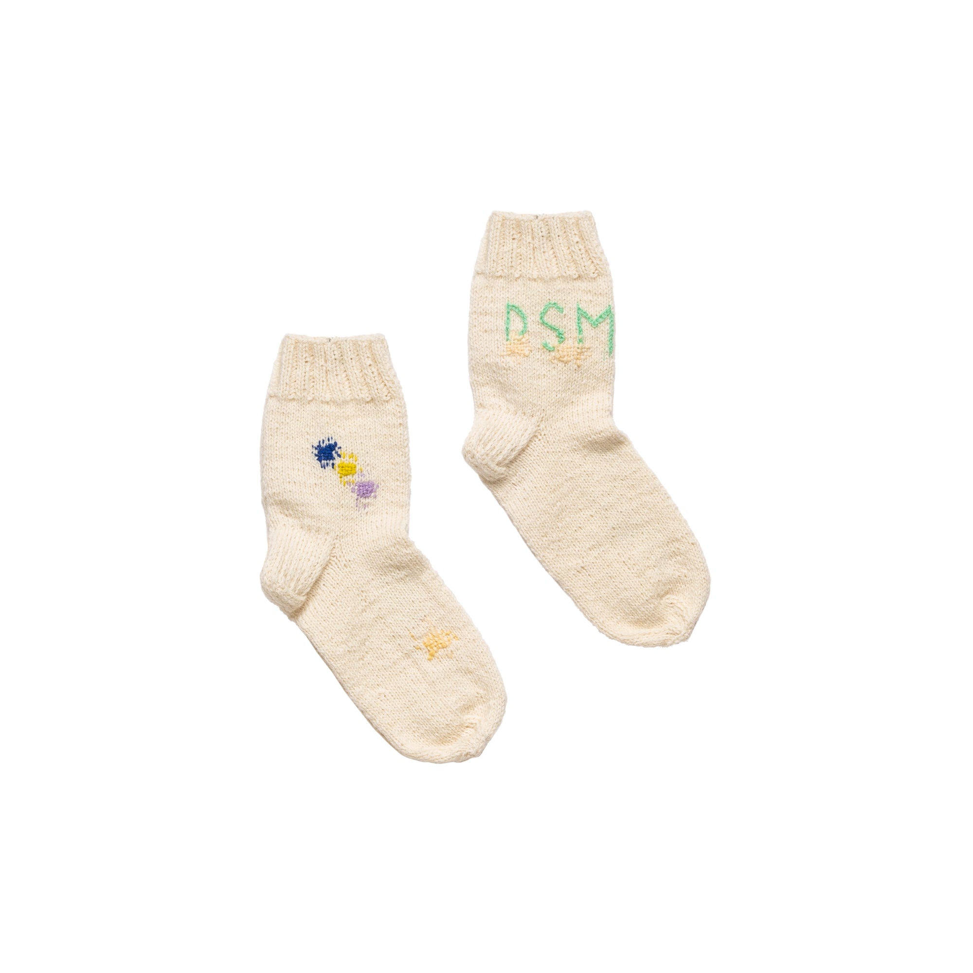 CASEY CASEY - DSM SP Socks - (Ivory) view 2