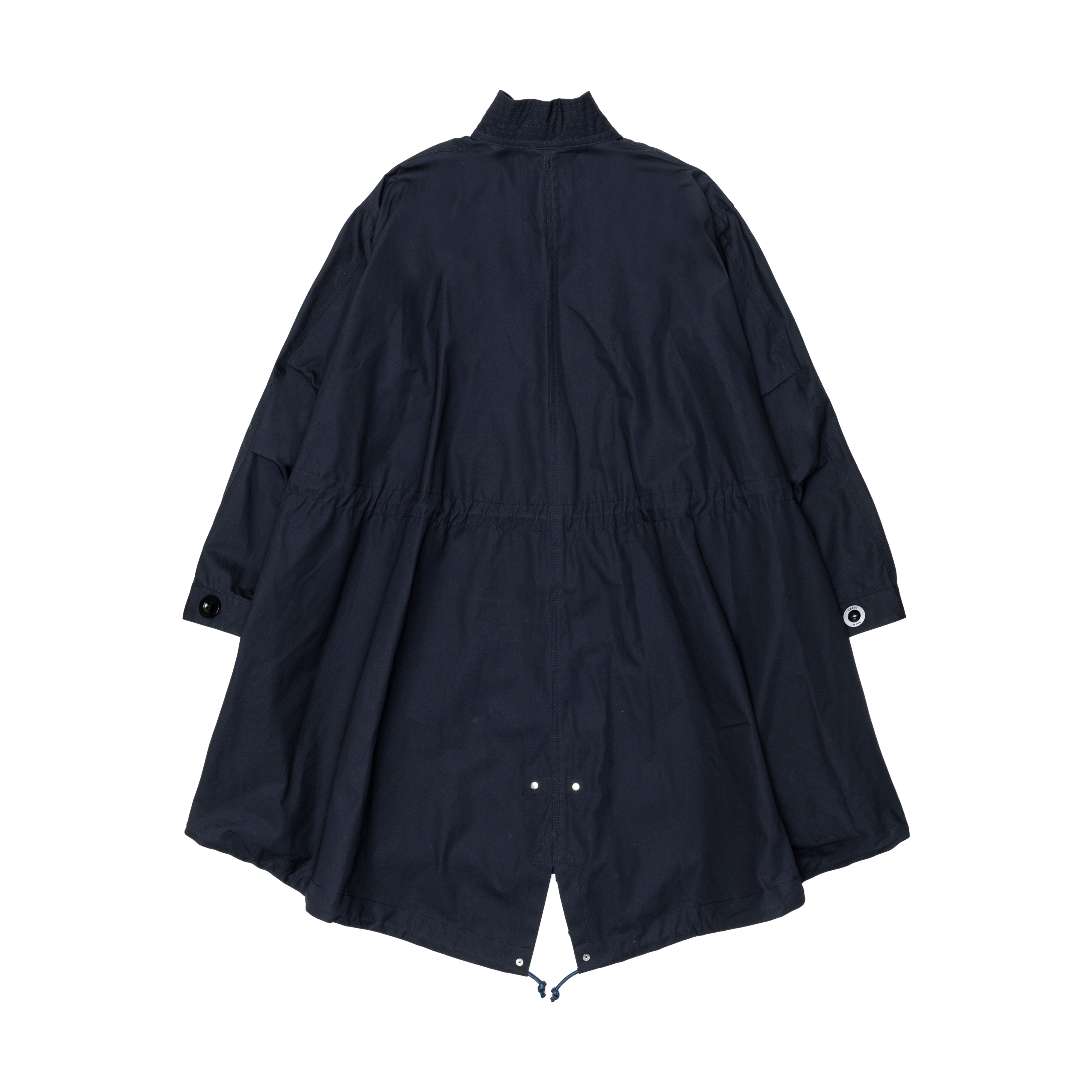 SACAI - Women's Cotton Mods Coat - (Navy)