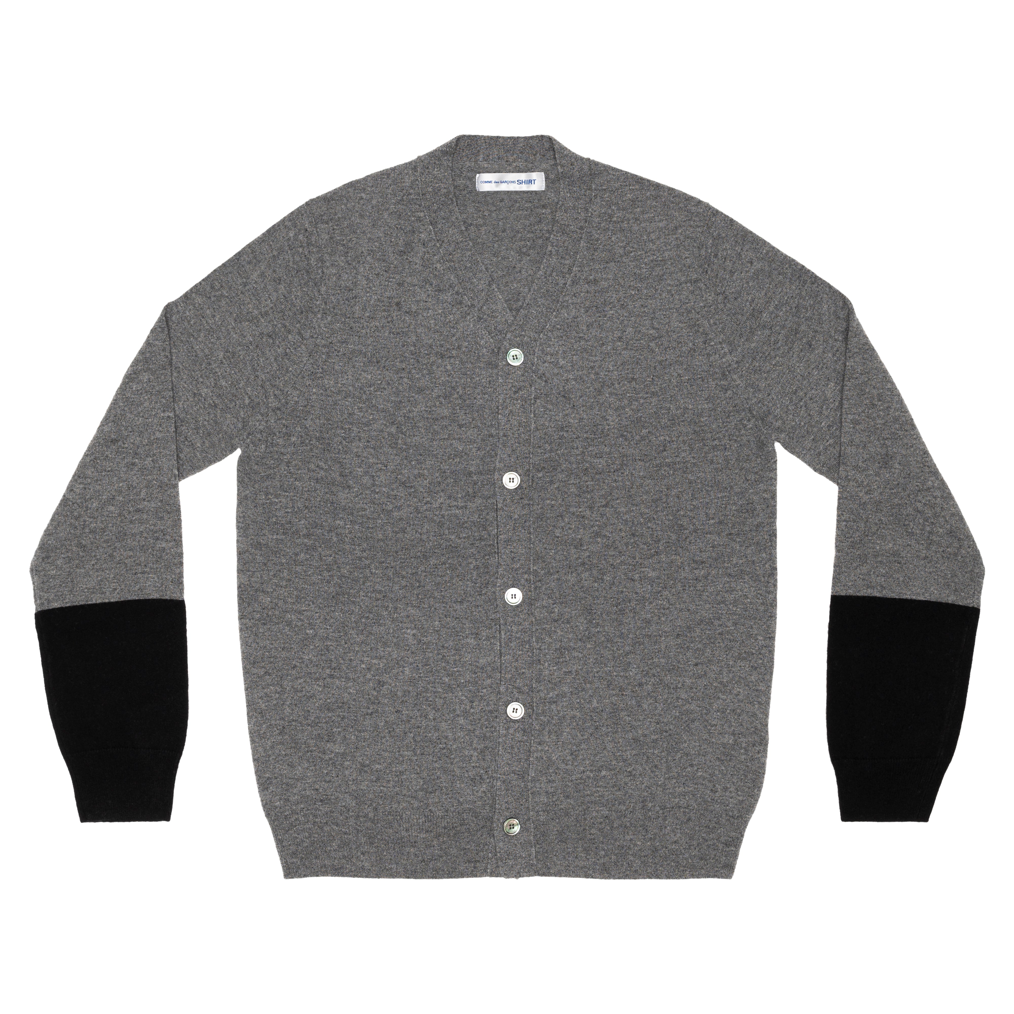 CDG SHIRT FOREVER - V-Neck Knit Cardigan - (Top Grey) – DSMG E-SHOP