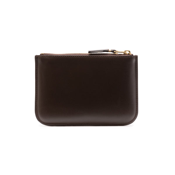 CDG WALLET - Classic Leather Outside Pocket Wallet - (8Z-X081 Brown)