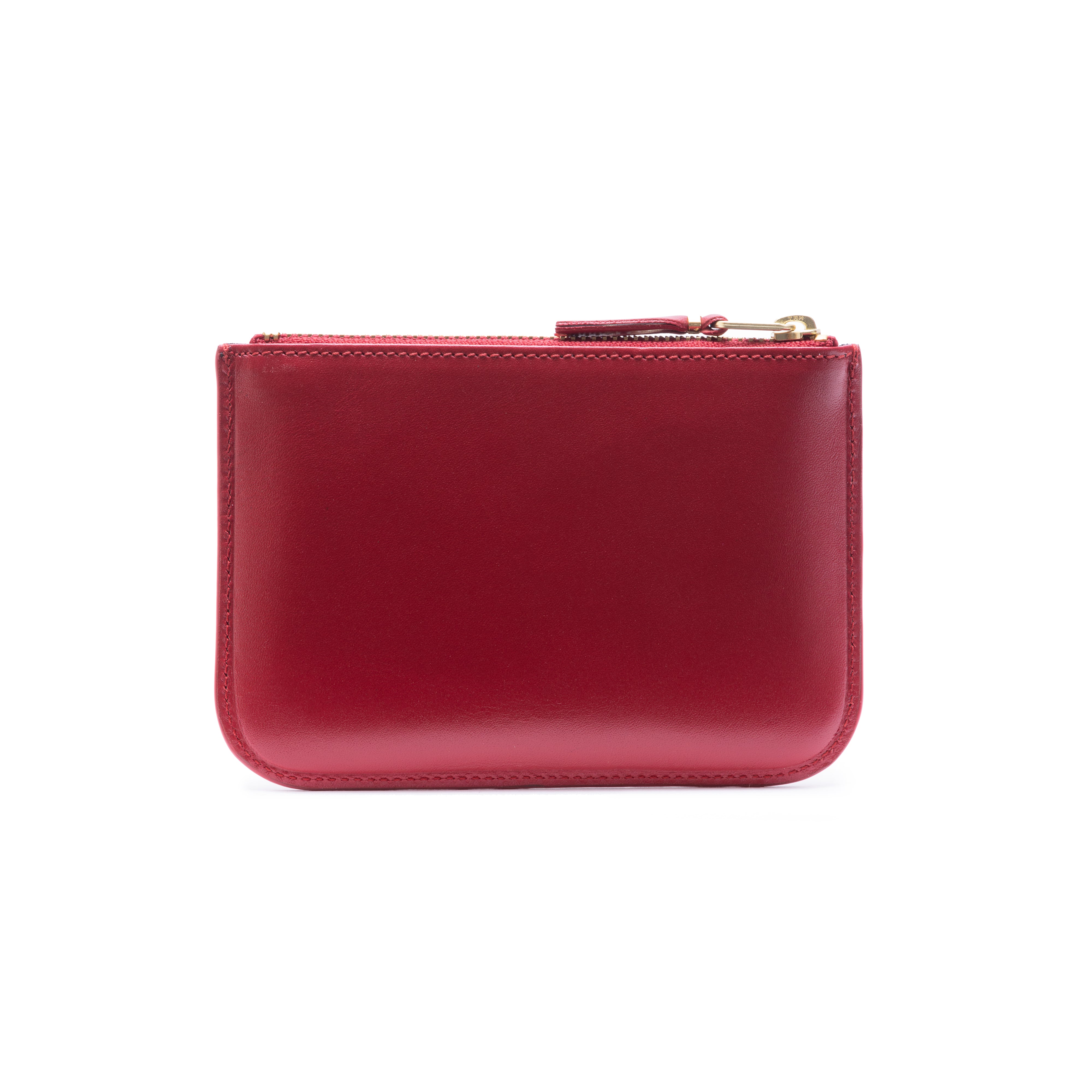 CDG WALLET - Classic Leather Outside Pocket Wallet - (8Z-X081 Red 