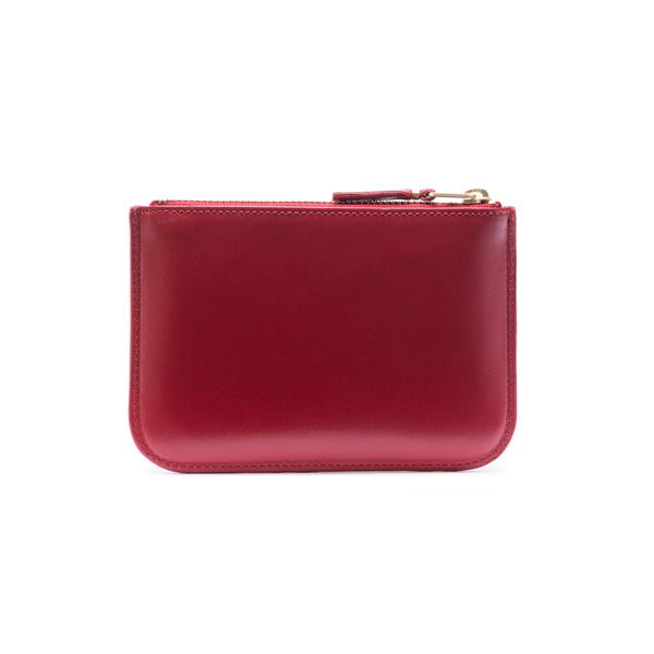 CDG WALLET - Classic Leather Outside Pocket Wallet - (8Z-X081 Red)