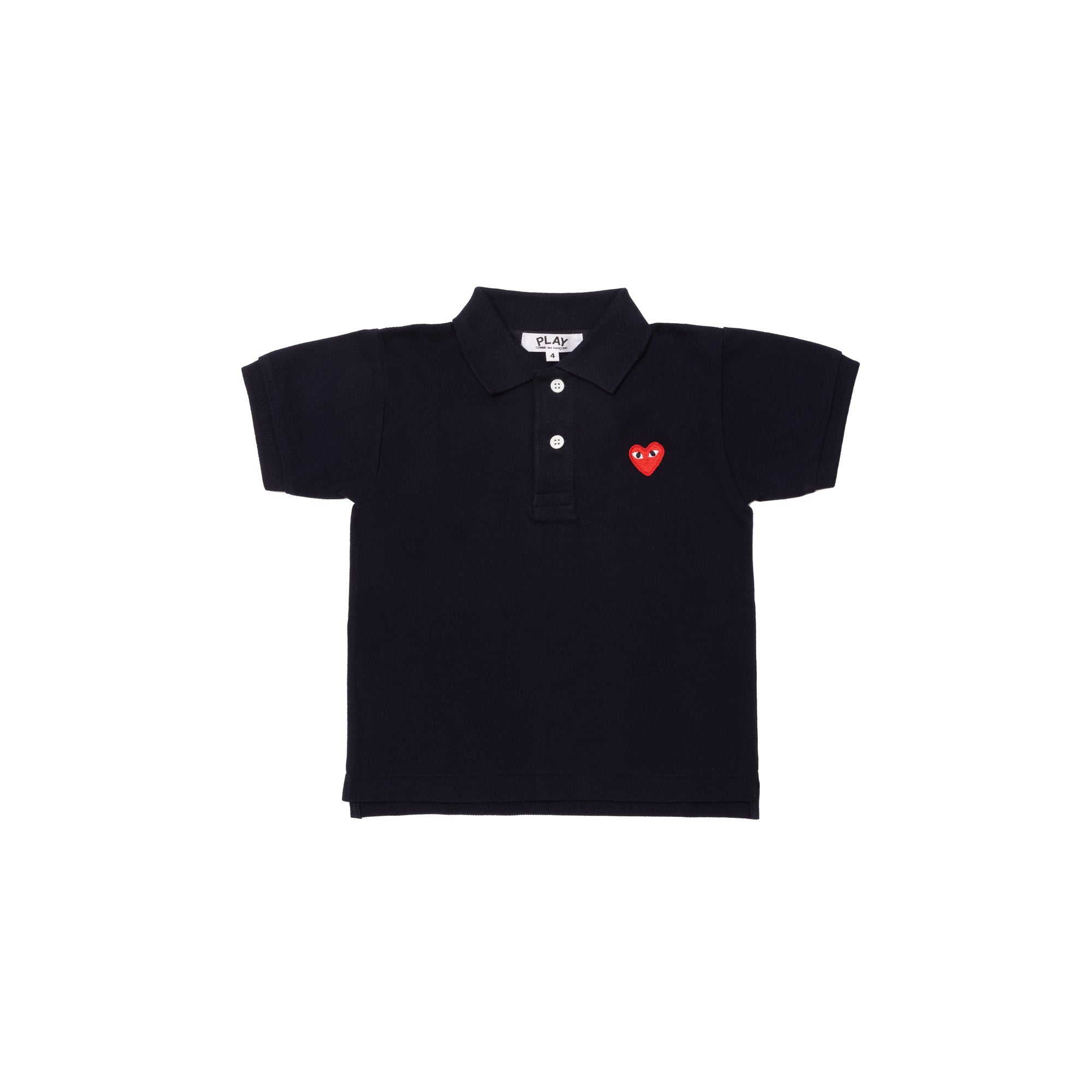PLAY COMME des GARÇONS KID'S POLO SHIRT (NAVY)