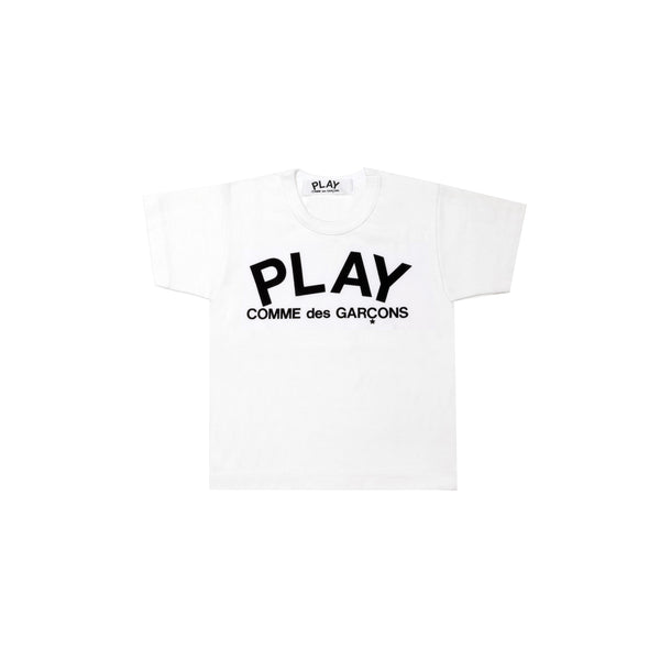 PLAY CDG - KIDS' T-SHIRT - (WHITE)