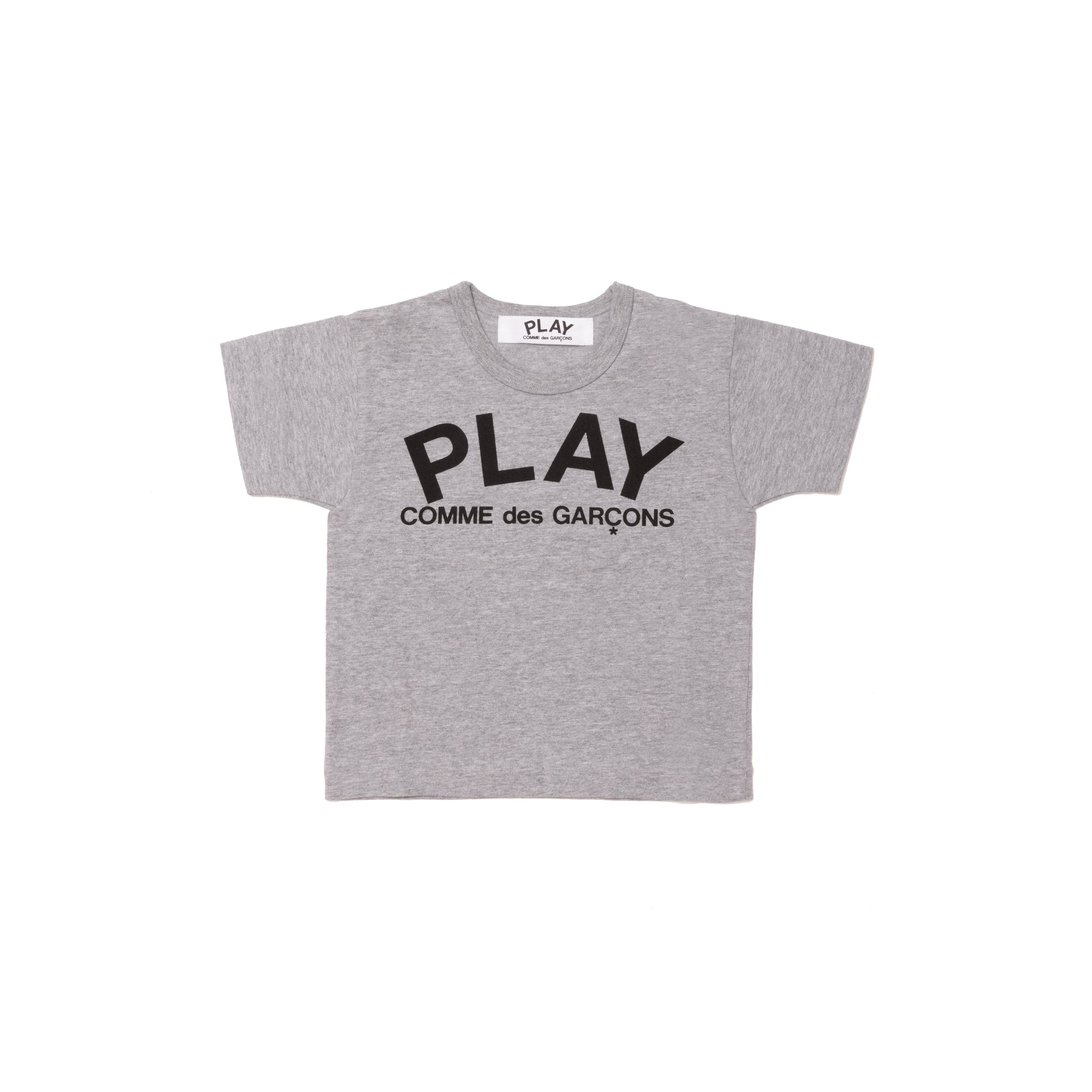 PLAY CDG - KIDS' LOGO T-SHIRT - (GREY) view 1