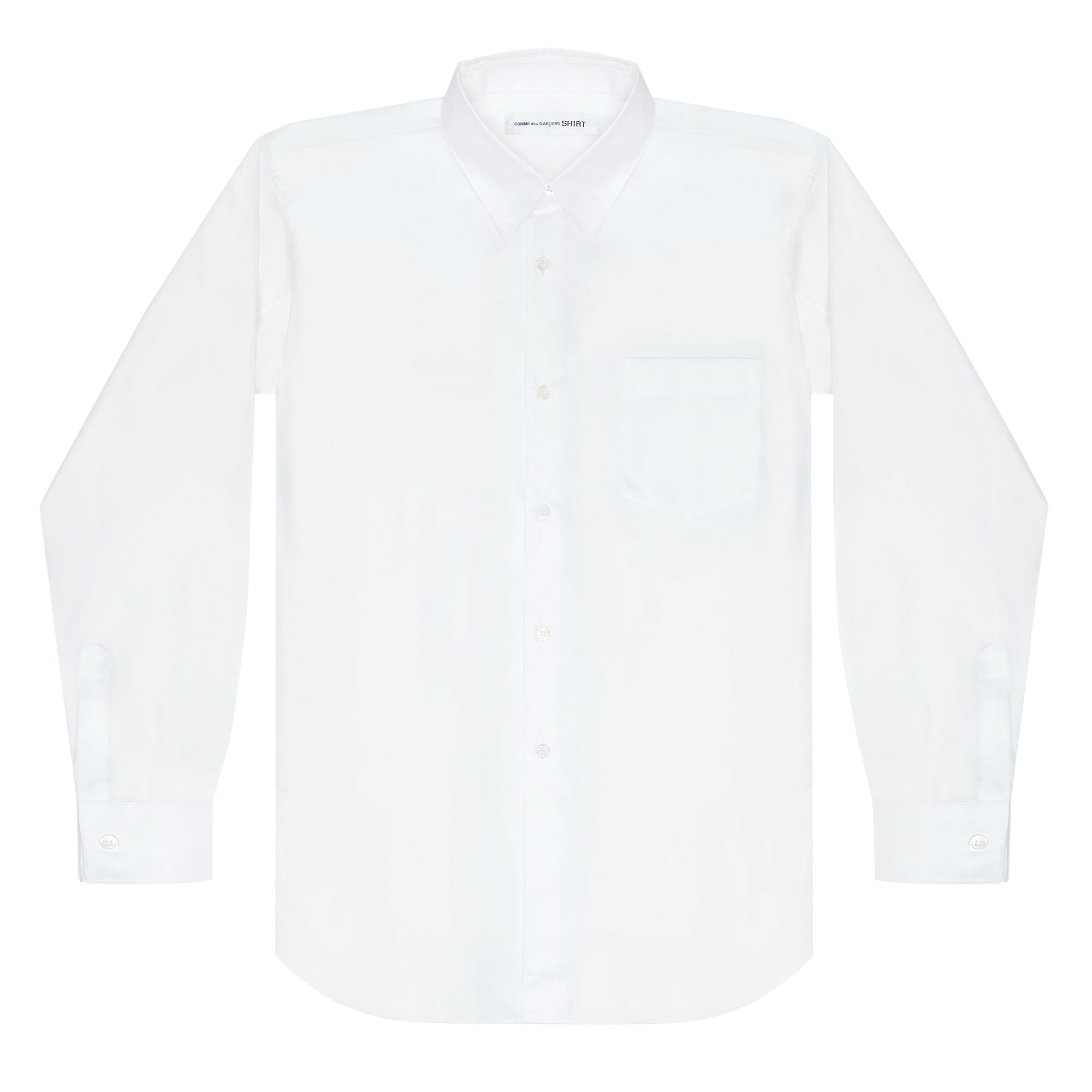CDG SHIRT FOREVER - Cotton Shirt CDGS2PLA - (White) view 1