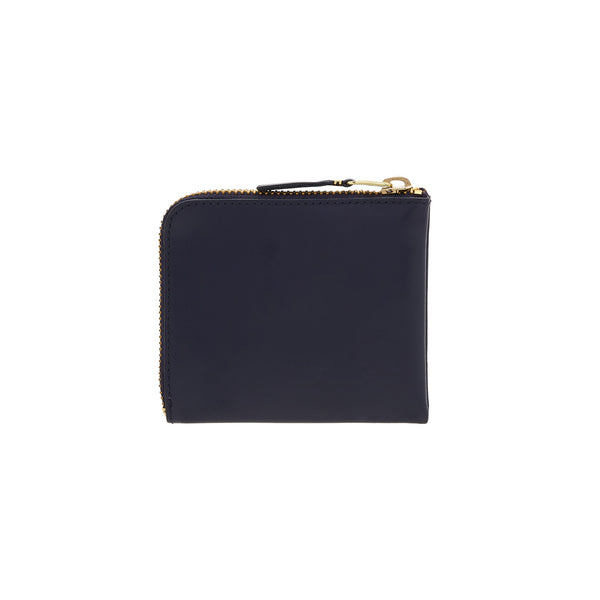 CDG WALLET - Classic L Zip Wallet - (Navy)