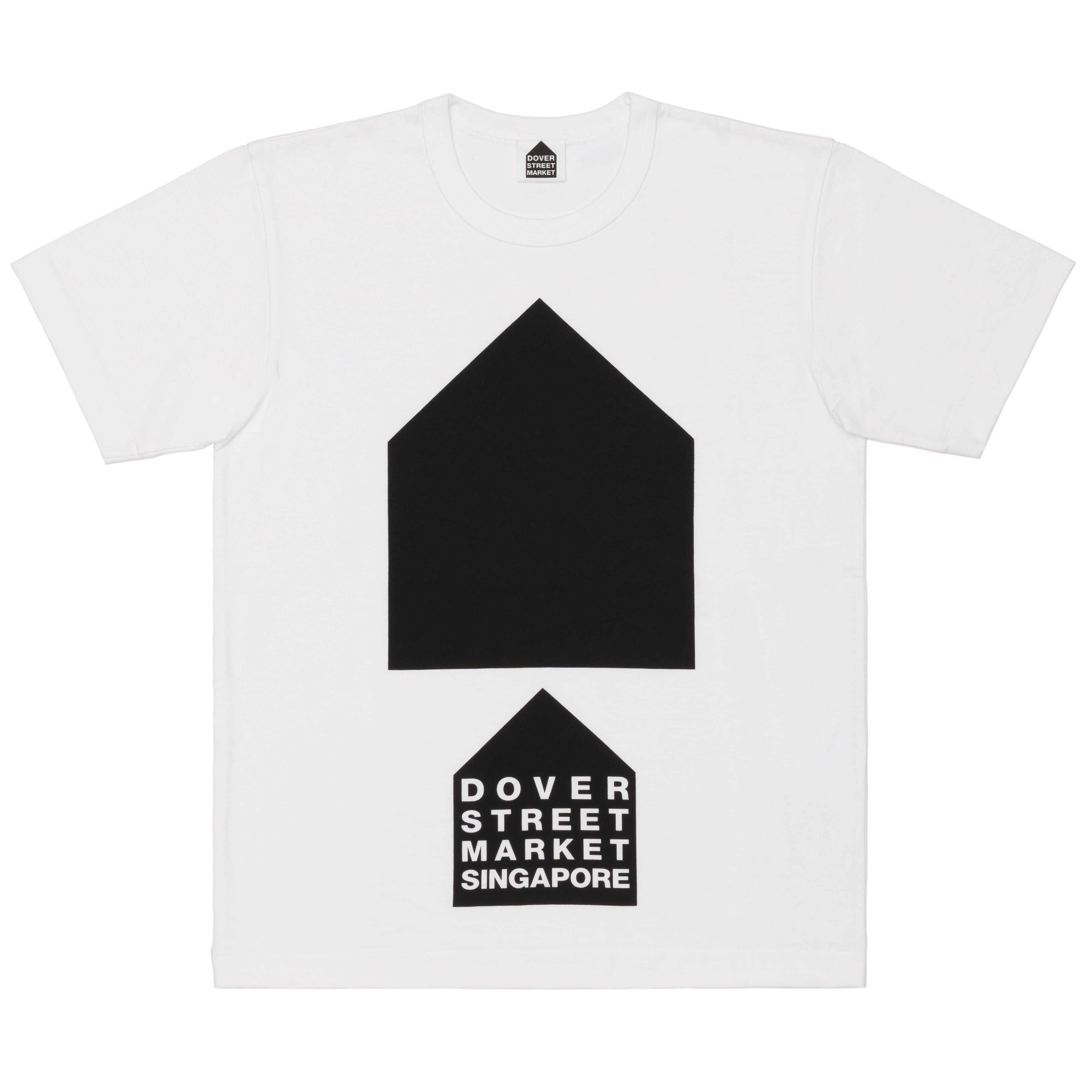 DOVER STREET MARKET - SINGAPORE 2HUTS T-SHIRT - (WHITE)