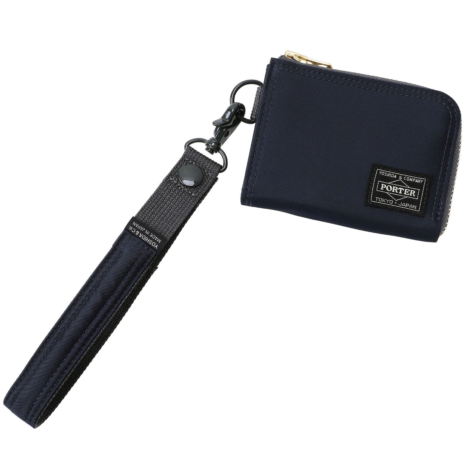 PORTER - PX TANKER Id Wallet - (Iron Blue) view 1