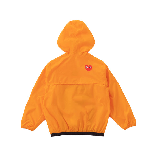 PLAY COMME des GARÇONS - K-WAY HALF ZIP KIDS - (ORANGE)