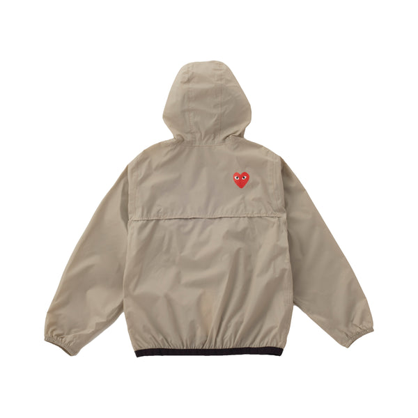 PLAY COMME des GARÇONS - K-WAY HALF ZIP KIDS - (BEIGE)