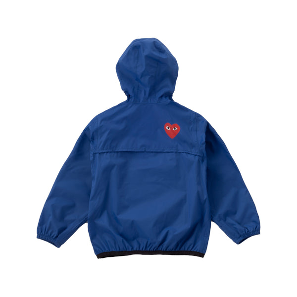 PLAY COMME des GARÇONS - K-WAY HALF ZIP KIDS - (BLUE)