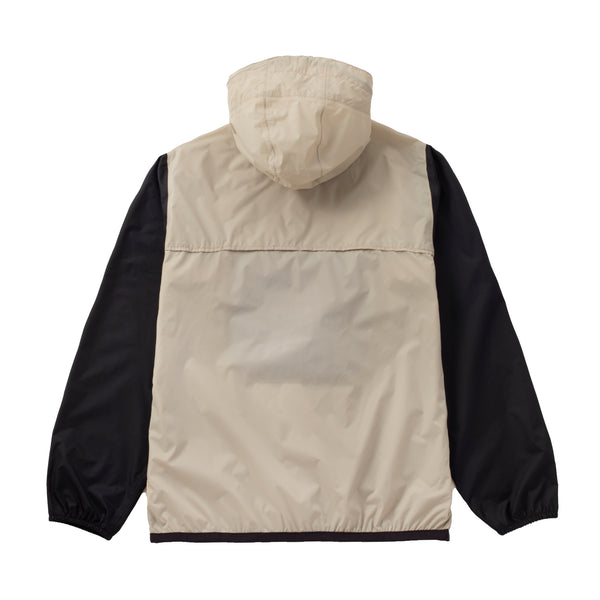 PLAY COMME des GARÇONS - K-WAY HALF ZIP - (BLACK/BEIGE)