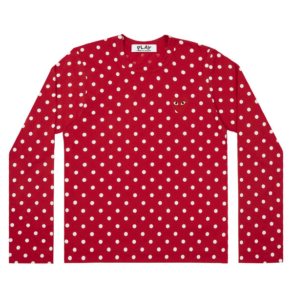PLAY CDG - Polka Dot T-Shirt - (Red/White)