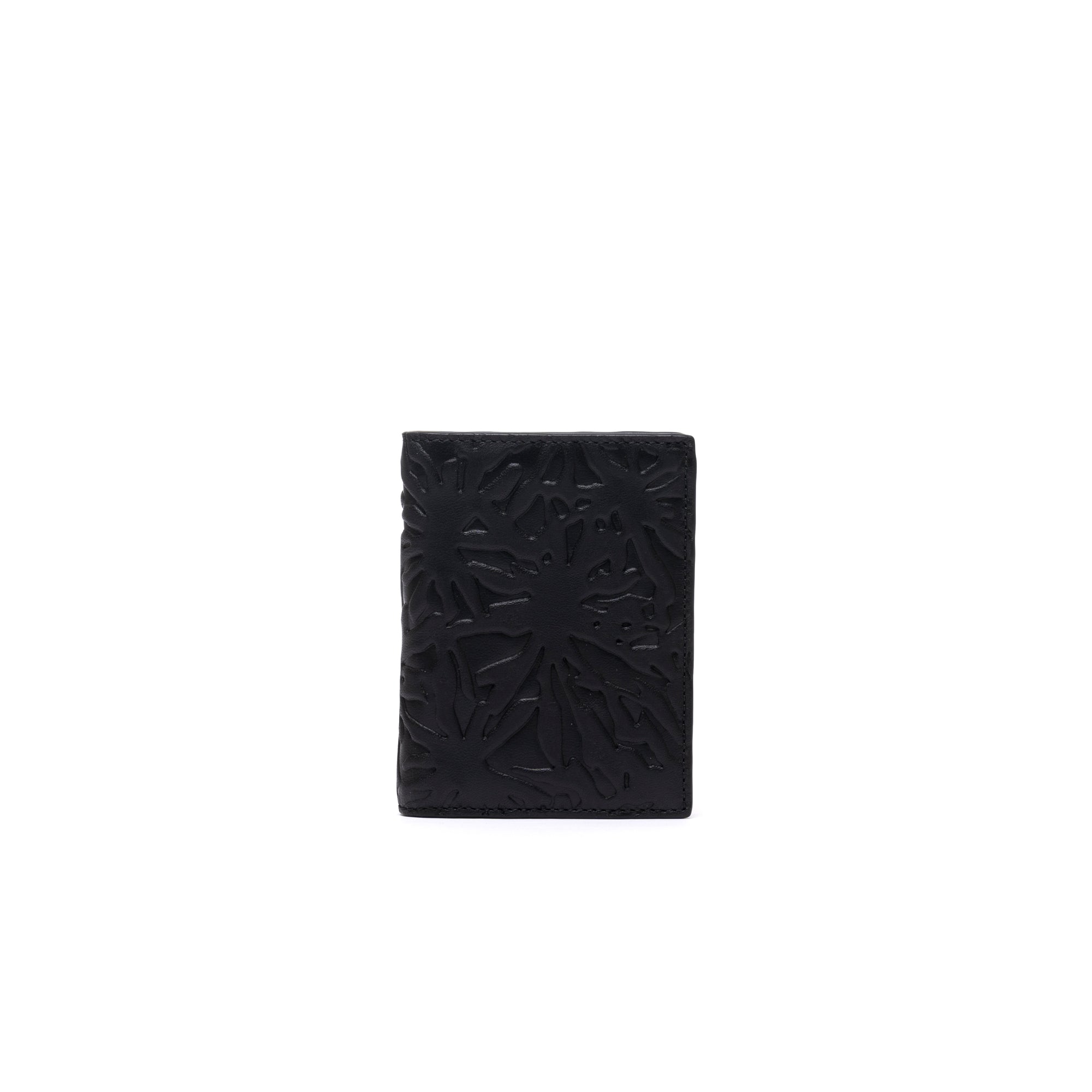 CDG WALLET - Embossed Forest (SA0641 Black) view 1